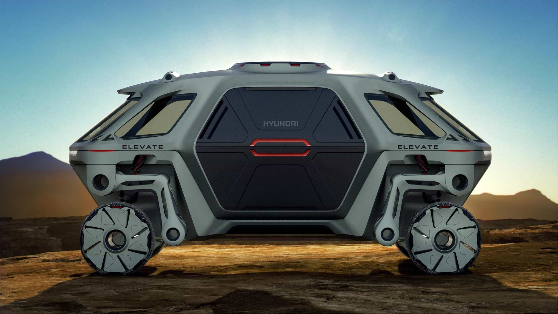 Hyundai's bizarre Star Wars-style 'walking car' that can clamber over difficult terrain moves a step closer to reality