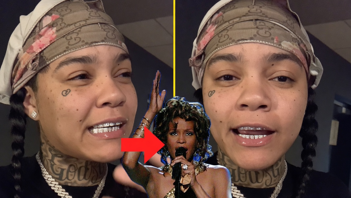 Young MA Sparks Excitement with Confident Claim of Singing Talent Like Whitney Houston